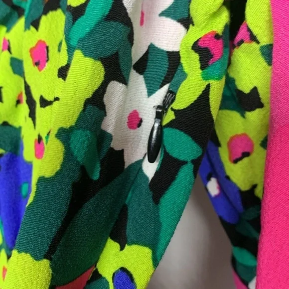 AFRM Vibrant Floral Tie-Front Blouse - Picture 10 of 14